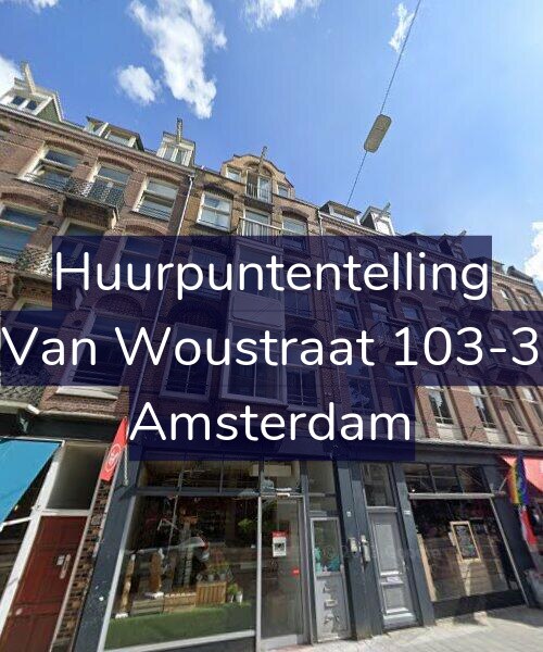Foto gevel Huurpuntentelling voor Van Woustraat 103-3, Amsterdam