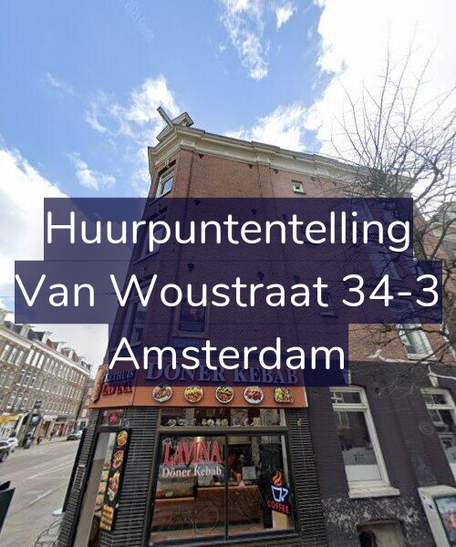 Foto gevel Huurpuntentelling voor Van Woustraat 34-3, Amsterdam