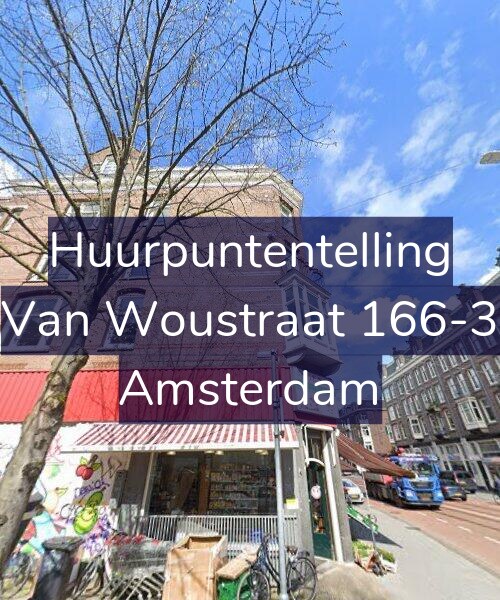 Foto gevel Huurpuntentelling voor Van Woustraat 166-3, Amsterdam