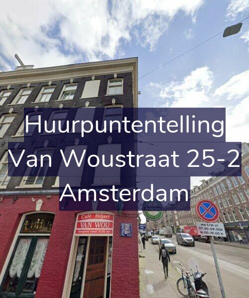 Foto gevel Huurpuntentelling voor Van Woustraat 25-2, Amsterdam