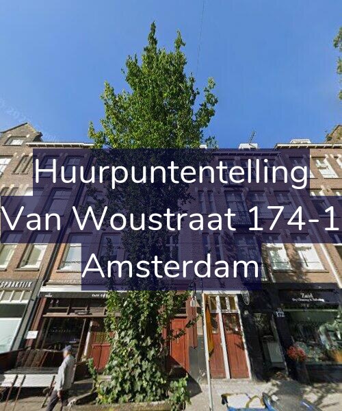 Foto gevel Huurpuntentelling voor Van Woustraat 174-1, Amsterdam