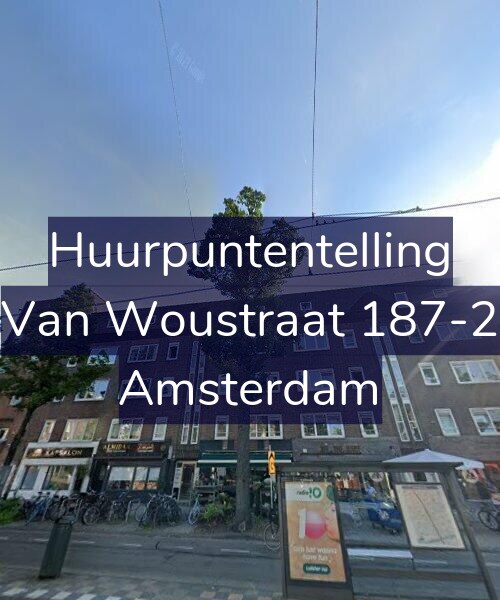 Foto gevel Huurpuntentelling voor Van Woustraat 187-2, Amsterdam
