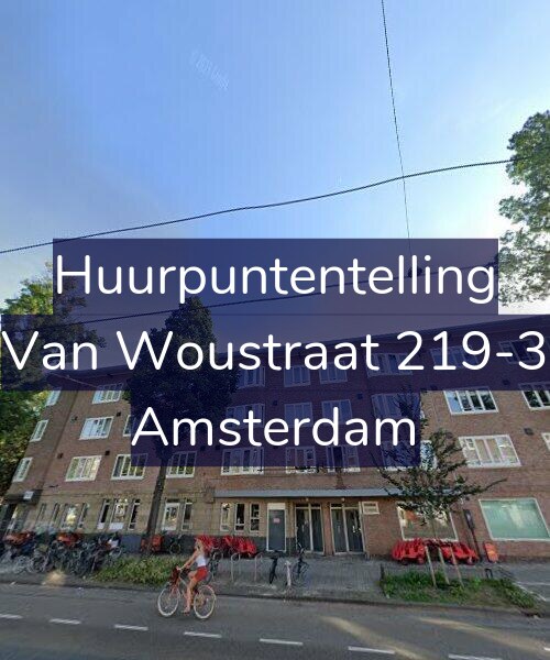 Foto gevel Huurpuntentelling voor Van Woustraat 219-3, Amsterdam