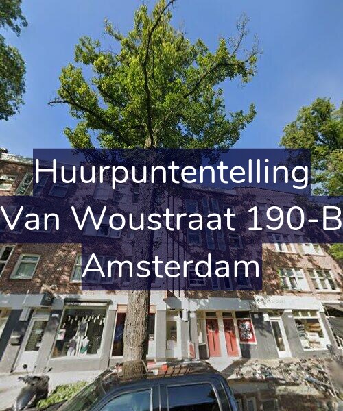 Foto gevel Huurpuntentelling voor Van Woustraat 190-B, Amsterdam