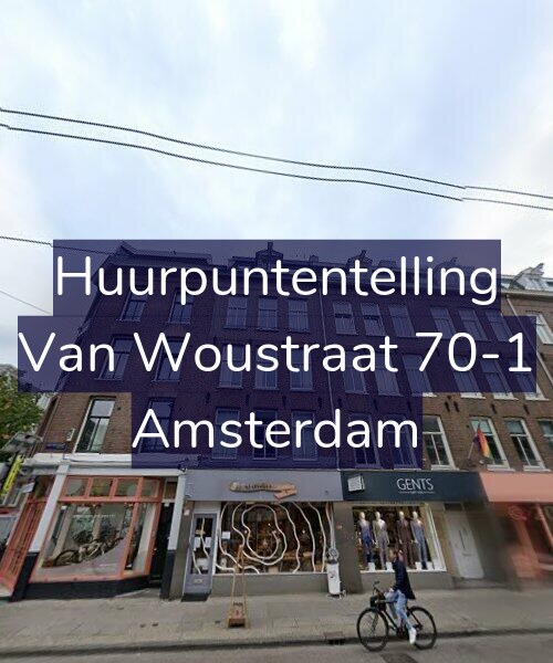 Foto gevel Huurpuntentelling voor Van Woustraat 70-1, Amsterdam