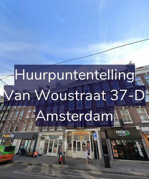 Foto gevel Huurpuntentelling voor Van Woustraat 37-D, Amsterdam