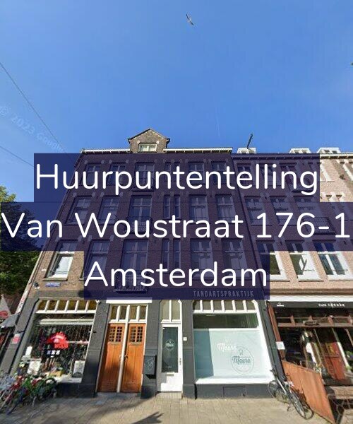 Foto gevel Huurpuntentelling voor Van Woustraat 176-1, Amsterdam