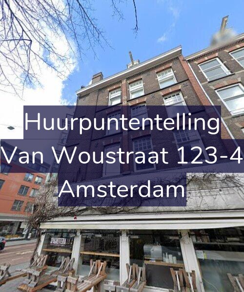 Foto gevel Huurpuntentelling voor Van Woustraat 123-4, Amsterdam