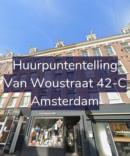 Foto gevel Huurpuntentelling voor Van Woustraat 42-C, Amsterdam