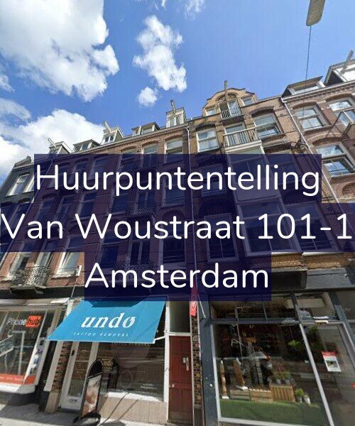 Foto gevel Huurpuntentelling voor Van Woustraat 101-1, Amsterdam