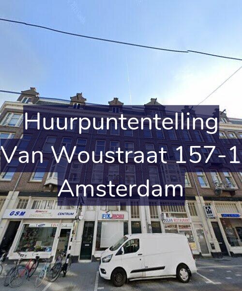 Foto gevel Huurpuntentelling voor Van Woustraat 157-1, Amsterdam