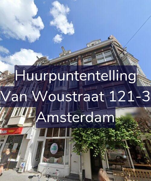 Foto gevel Huurpuntentelling voor Van Woustraat 121-3, Amsterdam