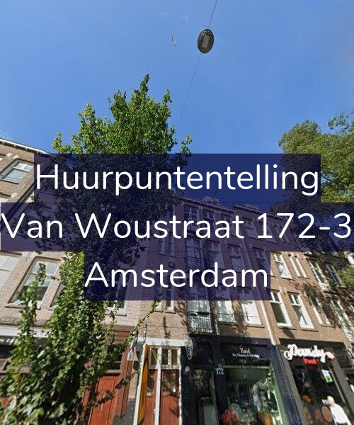 Foto gevel Huurpuntentelling voor Van Woustraat 172-3, Amsterdam