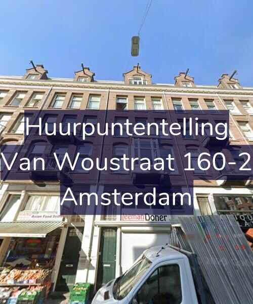 Foto gevel Huurpuntentelling voor Van Woustraat 160-2, Amsterdam