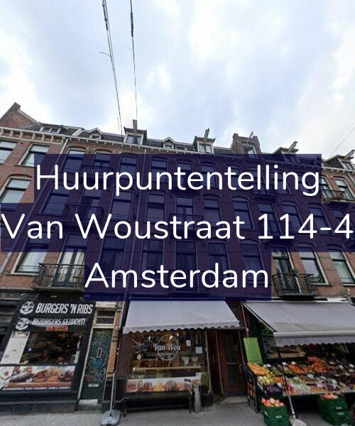 Foto gevel Huurpuntentelling voor Van Woustraat 114-4, Amsterdam