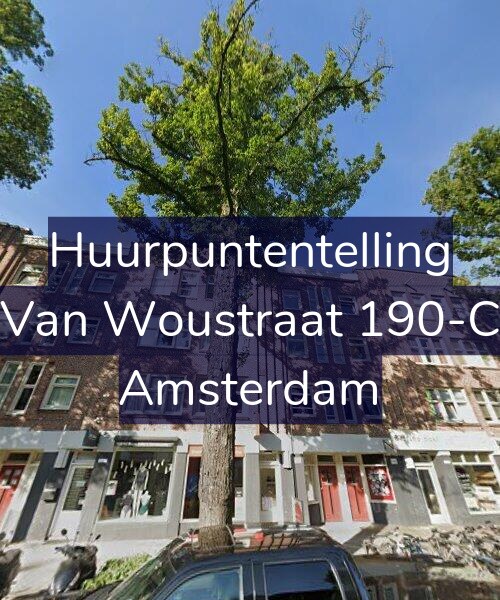 Foto gevel Huurpuntentelling voor Van Woustraat 190-C, Amsterdam