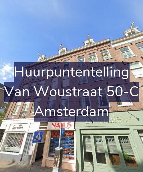 Foto gevel Huurpuntentelling voor Van Woustraat 50-C, Amsterdam