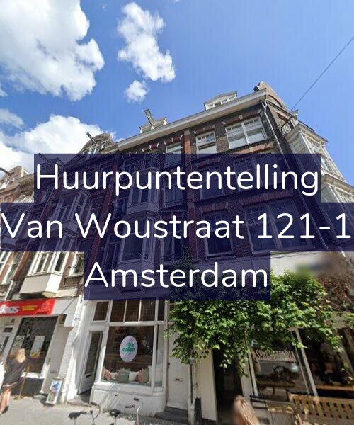 Foto gevel Huurpuntentelling voor Van Woustraat 121-1, Amsterdam