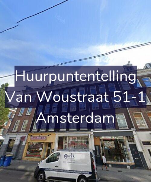 Foto gevel Huurpuntentelling voor Van Woustraat 51-1, Amsterdam