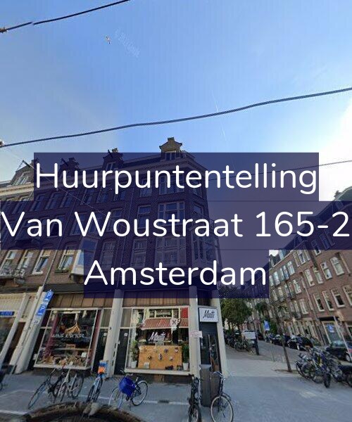 Foto gevel Huurpuntentelling voor Van Woustraat 165-2, Amsterdam