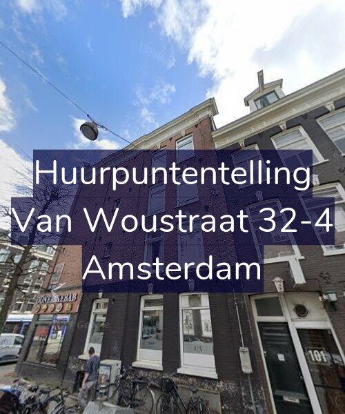 Foto gevel Huurpuntentelling voor Van Woustraat 32-4, Amsterdam
