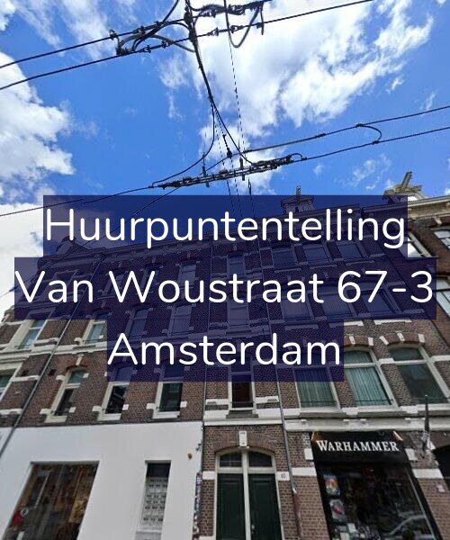 Foto gevel Huurpuntentelling voor Van Woustraat 67-3, Amsterdam