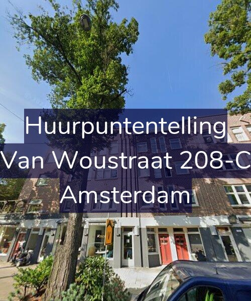Foto gevel Huurpuntentelling voor Van Woustraat 208-C, Amsterdam