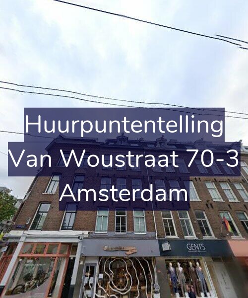 Foto gevel Huurpuntentelling voor Van Woustraat 70-3, Amsterdam