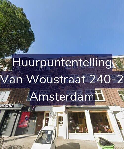Foto gevel Huurpuntentelling voor Van Woustraat 240-2, Amsterdam
