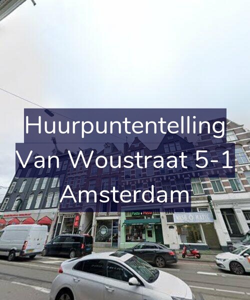 Foto gevel Huurpuntentelling voor Van Woustraat 5-1, Amsterdam