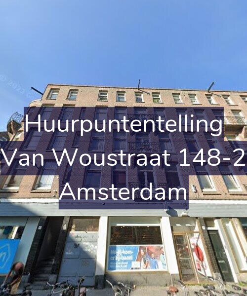 Foto gevel Huurpuntentelling voor Van Woustraat 148-2, Amsterdam