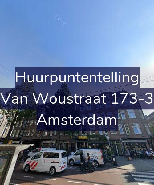 Foto gevel Huurpuntentelling voor Van Woustraat 173-3, Amsterdam