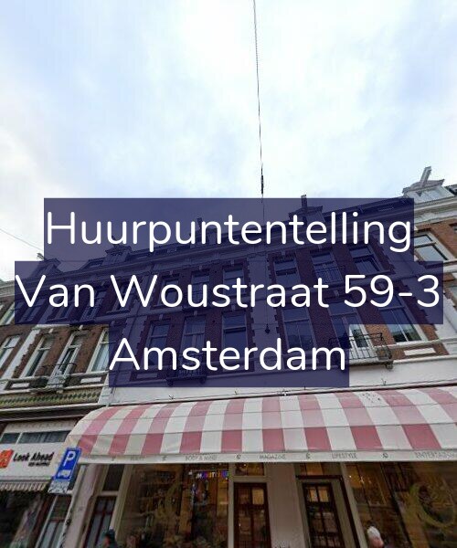 Foto gevel Huurpuntentelling voor Van Woustraat 59-3, Amsterdam