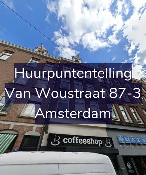 Foto gevel Huurpuntentelling voor Van Woustraat 87-3, Amsterdam