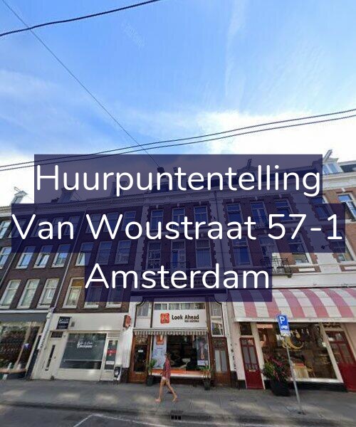 Foto gevel Huurpuntentelling voor Van Woustraat 57-1, Amsterdam