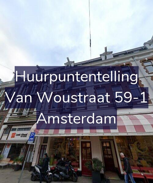 Foto gevel Huurpuntentelling voor Van Woustraat 59-1, Amsterdam