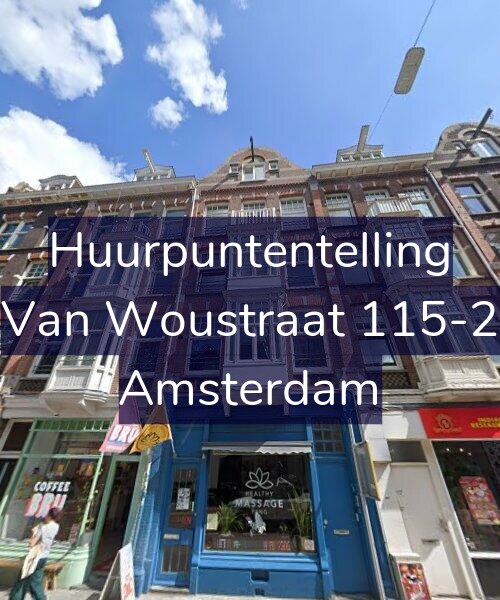 Foto gevel Huurpuntentelling voor Van Woustraat 115-2, Amsterdam