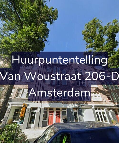 Foto gevel Huurpuntentelling voor Van Woustraat 206-D, Amsterdam