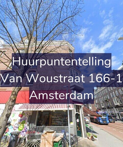 Foto gevel Huurpuntentelling voor Van Woustraat 166-1, Amsterdam