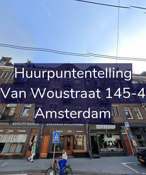 Foto gevel Huurpuntentelling voor Van Woustraat 145-4, Amsterdam
