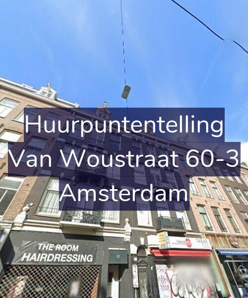 Foto gevel Huurpuntentelling voor Van Woustraat 60-3, Amsterdam