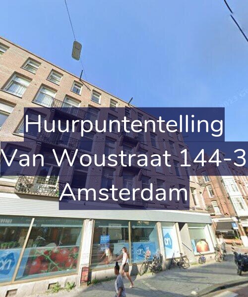 Foto gevel Huurpuntentelling voor Van Woustraat 144-3, Amsterdam