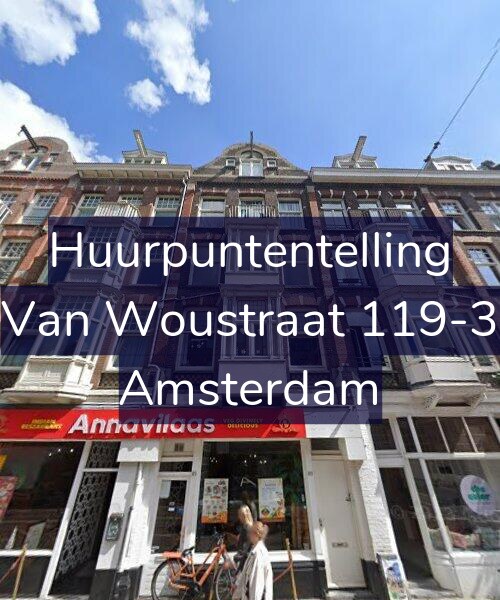 Foto gevel Huurpuntentelling voor Van Woustraat 119-3, Amsterdam