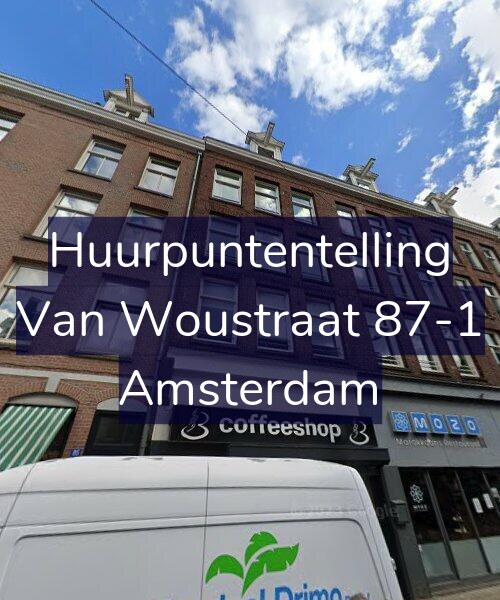 Foto gevel Huurpuntentelling voor Van Woustraat 87-1, Amsterdam