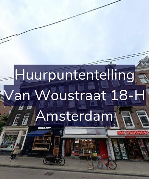 Foto gevel Huurpuntentelling voor Van Woustraat 18-H, Amsterdam