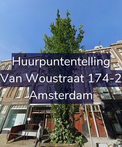Foto gevel Huurpuntentelling voor Van Woustraat 174-2, Amsterdam