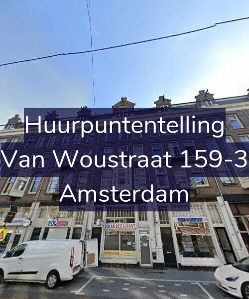 Foto gevel Huurpuntentelling voor Van Woustraat 159-3, Amsterdam