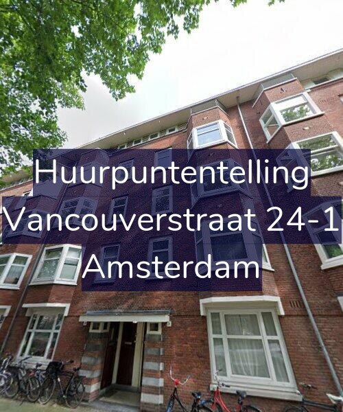 Foto gevel Huurpuntentelling voor Vancouverstraat 24-1, Amsterdam