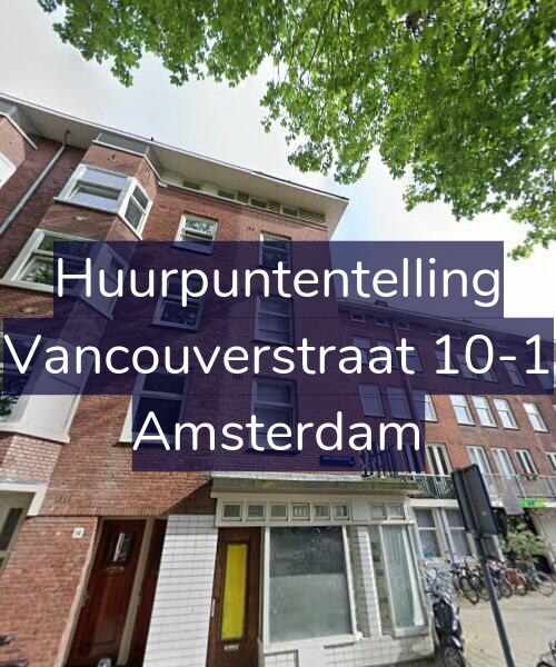 Foto gevel Huurpuntentelling voor Vancouverstraat 10-1, Amsterdam