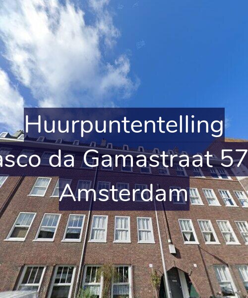 Foto gevel Huurpuntentelling voor Vasco da Gamastraat 57-3, Amsterdam